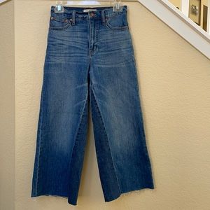 Madewell wide leg jeans